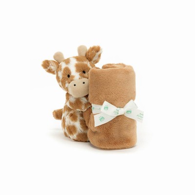 Jellycat Bashful Giraffe Soothers New Zealand | ITHQG1708